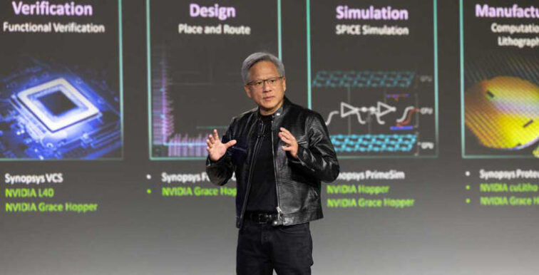 Dow Jones Futures: Nvidia Surges Above Buy Point; Jensen Huang CES Speech In Focus SCOTT LEHTONEN Investor’s Business Daily