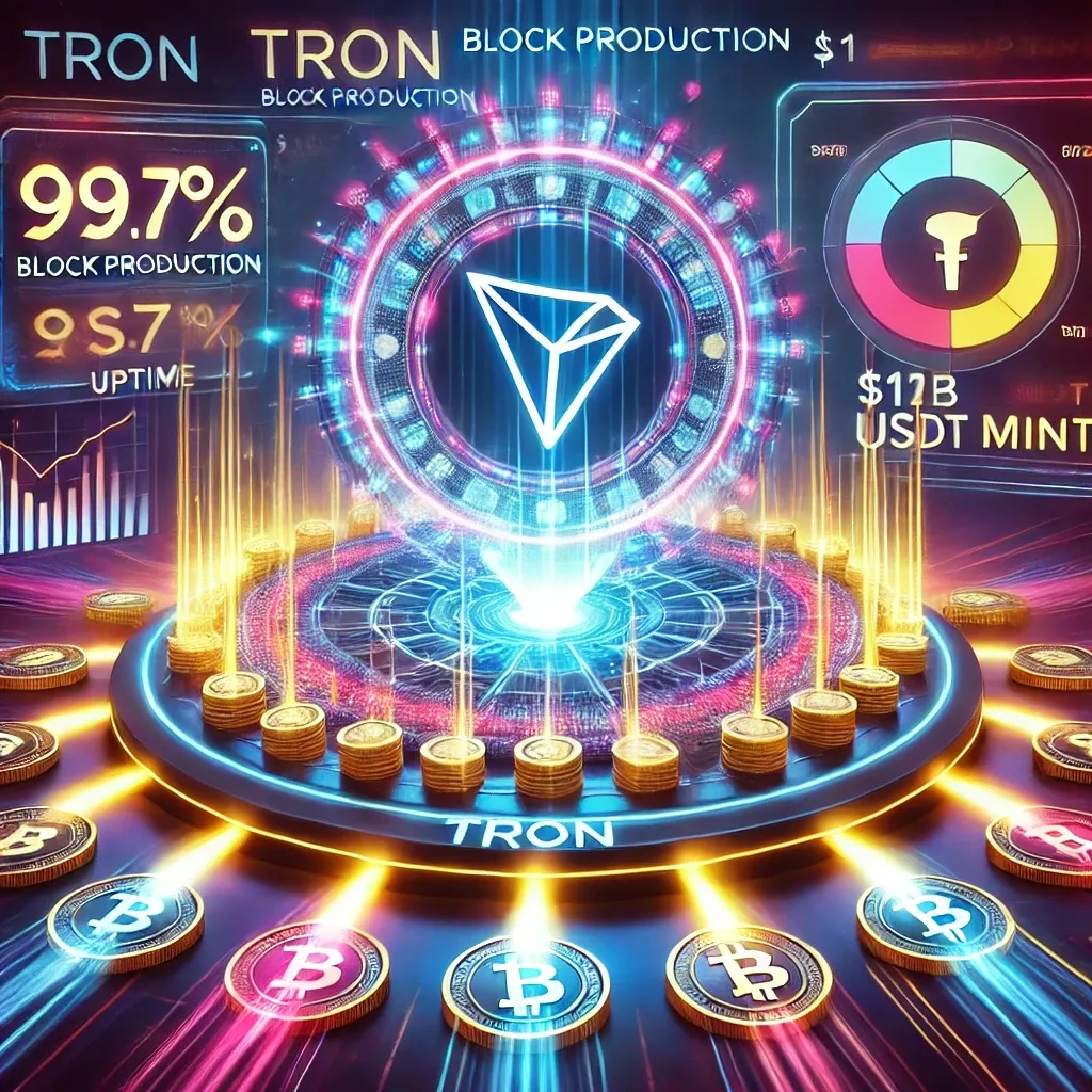 TRON Block Production Hits 99.7% as $1B USDT Mint Boosts Network Activity Samuel Edyme NewsBTC