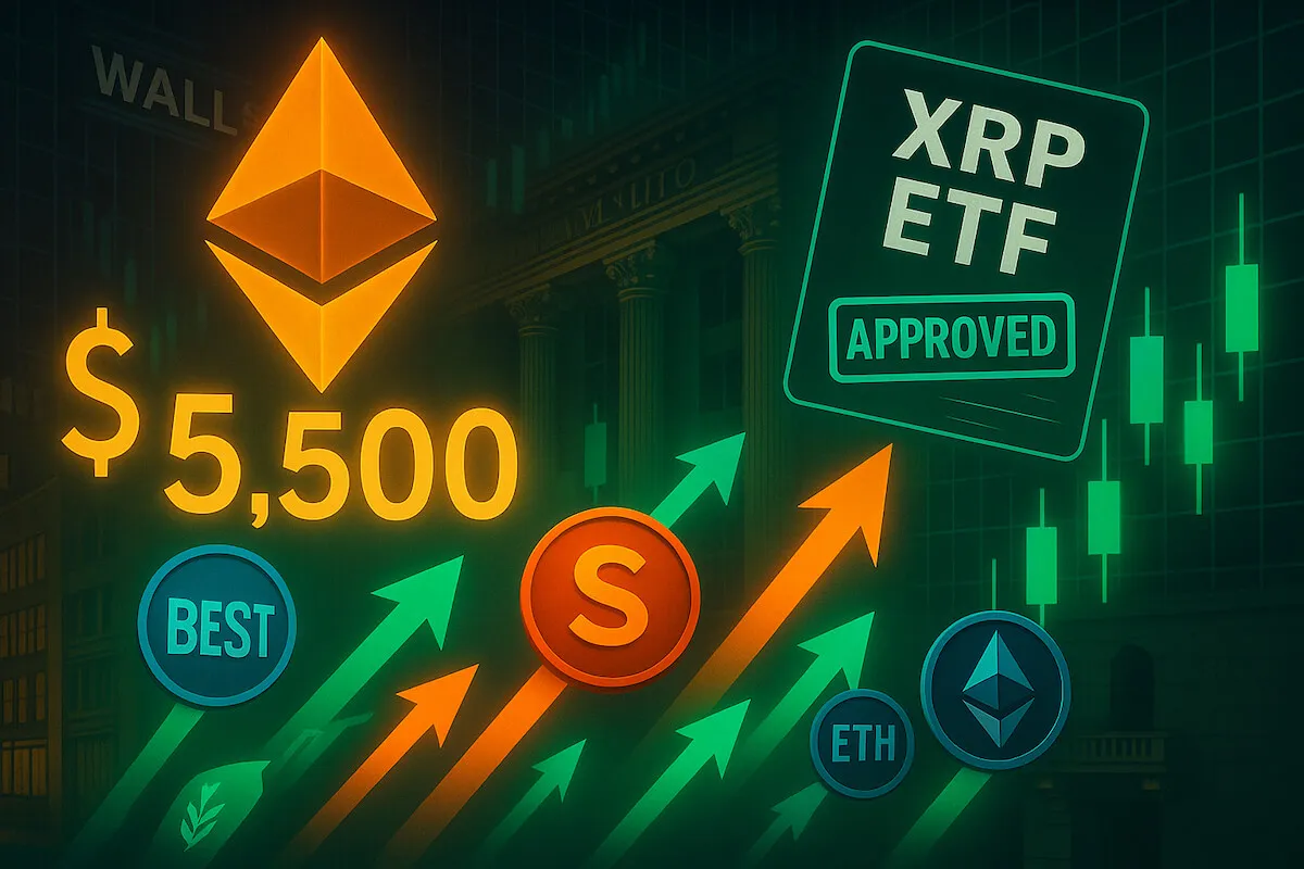 Best Crypto To Invest In As Ethereum Eyes $5.5K Ahead Of $XRP ETF Launch Aaron Walker NewsBTC